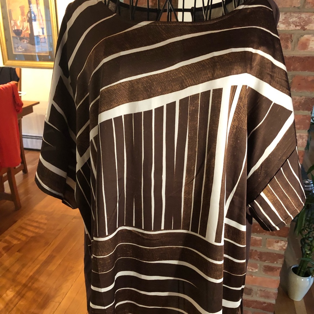 Knit Woven Tee